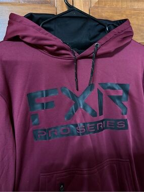 FXR Pro Series Women's Maroon Pullover Hoodie